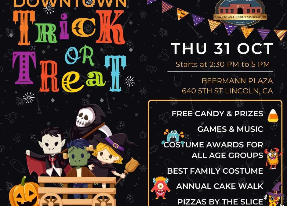 Halloween 2024: Downtown Lincoln’s Spooktacular Trick or Treating Event