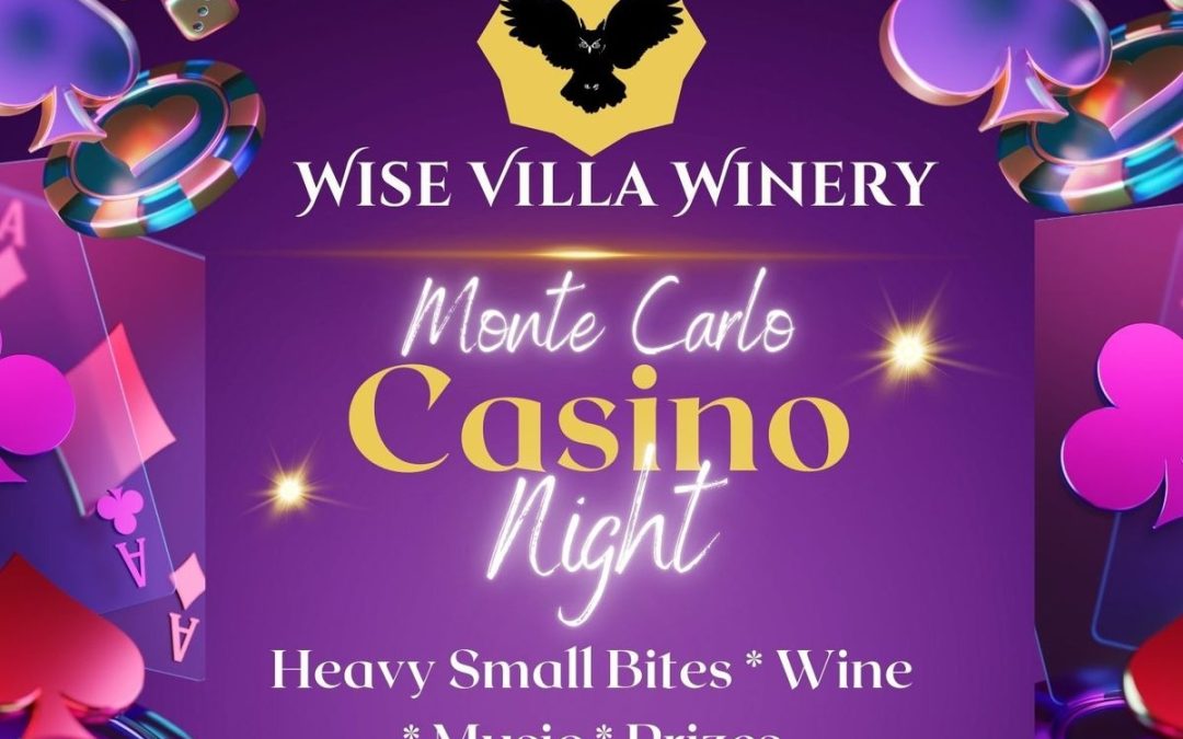 Monte Carlo Casino Night 2024: Wine, Music, and Casino Games in Lincoln